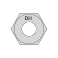 Newport Fasteners Heavy Hex Nut, 7/8"-9, Steel, Grade DH, Hot Dipped Galvanized, 55/64 in Ht, 75 PK 397158